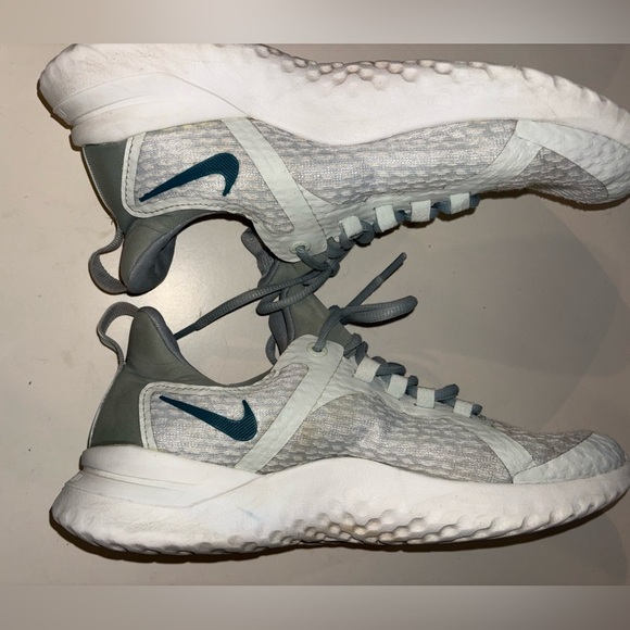 Nike  Rival Athletic Shoes with Gray and Pink Accents - Picture 3 of 6